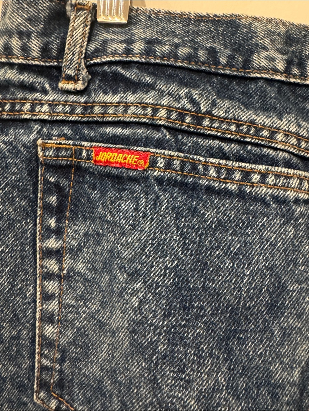 VINTAGE JORDACHE ACID WASH HIGH RISE JEANS - Picture 5 of 6